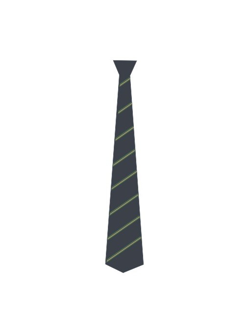 Tie KUG / Navy blue + yellow