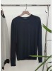 Navy blue merino slim fit sweater Stefan