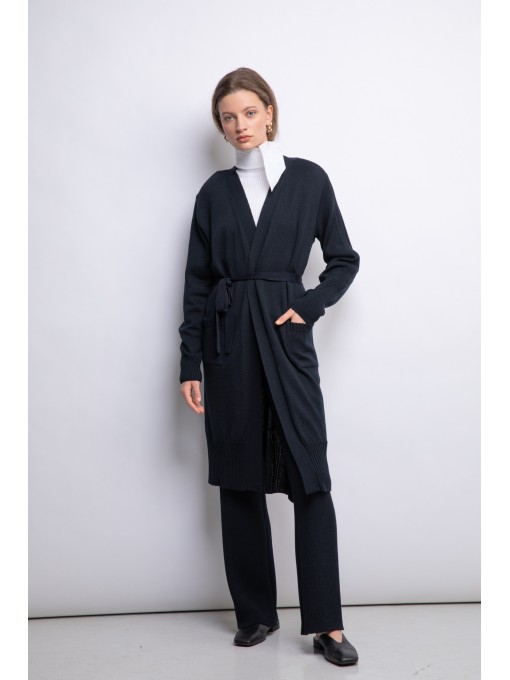 Ilmelik meriinovillane öösinine kardigan