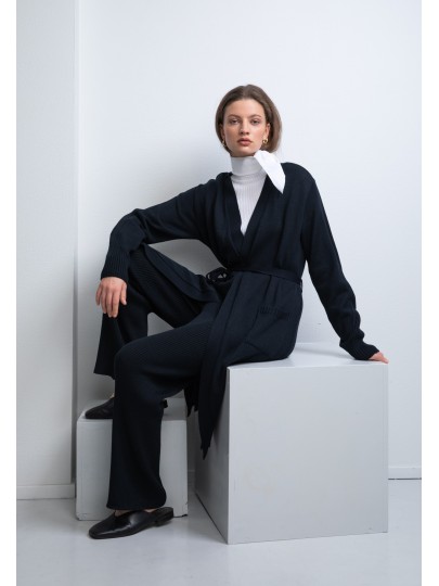 Ilmelik meriinovillane öösinine kardigan