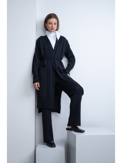 Ilmelik meriinovillane öösinine kardigan